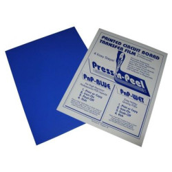 Folie realizare cablaje press-n-peel blue Folie realizare cablaje press-n-peel blue