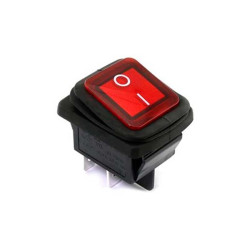 Intrerupator IRS 25A led rosu