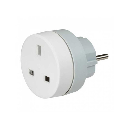 Adaptor UK/RO alb HQ