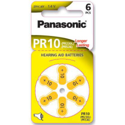 Set 6 baterii aparat auditiv Panasonic 10