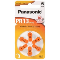 Set 6 baterii aparat auditiv Panasonic 13 Set 6 baterii aparat auditiv Panasonic 13