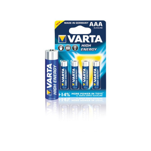 Set 4 baterii Varta High Energy Longlife Power R3