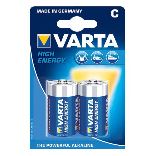 Set 2 baterii Varta High Energy Longlife Power R14 Set 2 baterii Varta High Energy Longlife Power R14