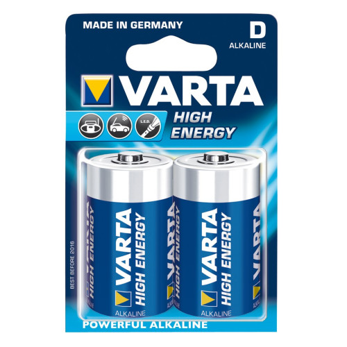 Set 2 baterii Varta High Energy Longlife Power R20