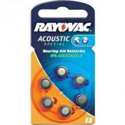 Set 6 baterii aparat auditiv Rayovac 13 Set 6 baterii aparat auditiv Rayovac 13