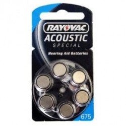 Set 6 baterii aparat auditiv Rayovac 675 Set 6 baterii aparat auditiv Rayovac 675