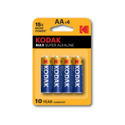 Set 4 baterii R6 Kodak MAX super alkaline Set 4 baterii R6 Kodak MAX super alkaline