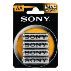 Set 4 baterii Sony nealcaline R6