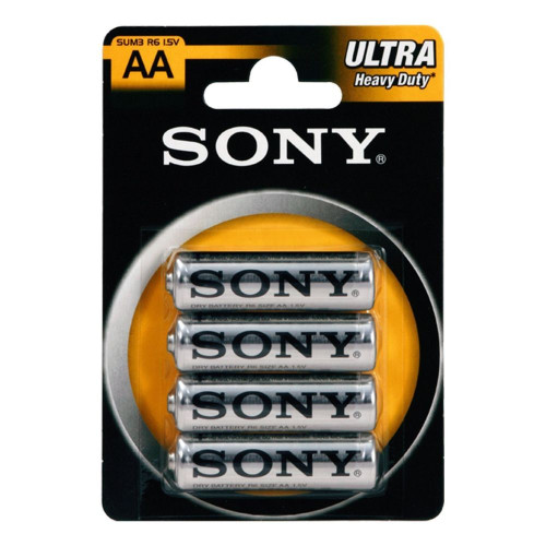 Set 4 baterii Sony nealcaline R6
