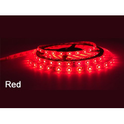 Rola leduri SMD 3mm rosu 5m 60led/m impermeabila