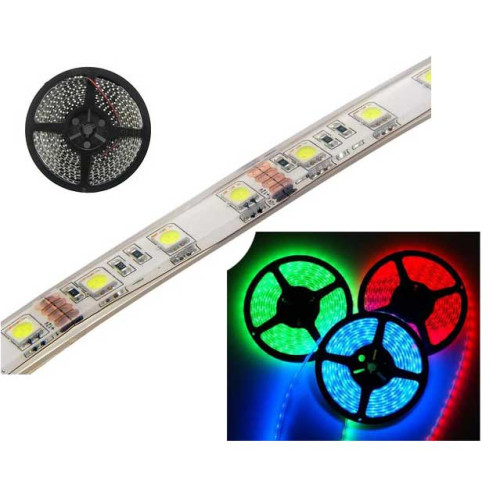 Rola leduri SMD 3mm verde 5m 120led/m impermeabila Rola leduri SMD 3mm verde 5m 120led/m impermeabila