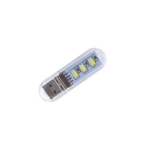 Minilampa USB 3 leduri alb cald Minilampa USB 3 leduri alb cald