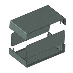 Carcasa plastic 257x148x89mm Carcasa plastic 257x148x89mm