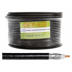 Cablu coaxial H155 100m negru Cablu coaxial H155 100m negru