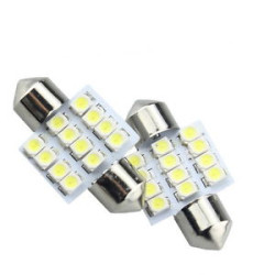 Bec auto 12V 32mm C5W 12 leduri SMD Bec auto 12V 32mm C5W 12 leduri SMD