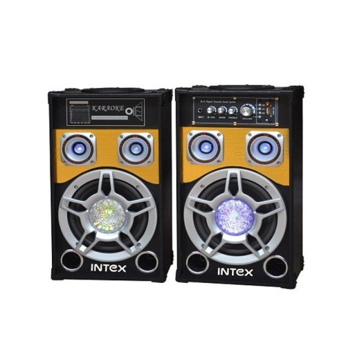 Set 2 boxe cu amplificare si MP3 Intex DJ801K Set 2 boxe cu amplificare si MP3 Intex DJ801K