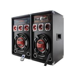 Set 2 boxe cu amplificare si MP3 Intex DJ215 Set 2 boxe cu amplificare si MP3 Intex DJ215