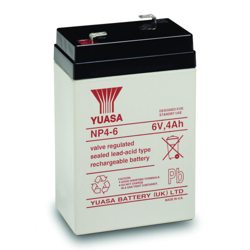 Acumulator plumb-acid 6V 4A Yuasa