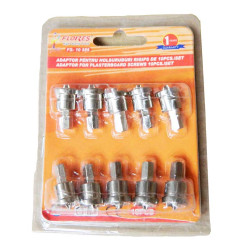 Adaptor pentru holsuruburi rigips 10buc/set Adaptor pentru holsuruburi rigips 10buc/set