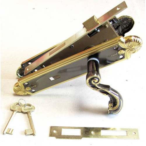 Broasca completa pe cheie galben antic de (85MMx40MM)