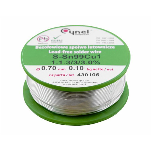 Fludor fara plumb 0.7mm 100gr Cynel