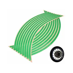 Banda roti reflectorizanta verde