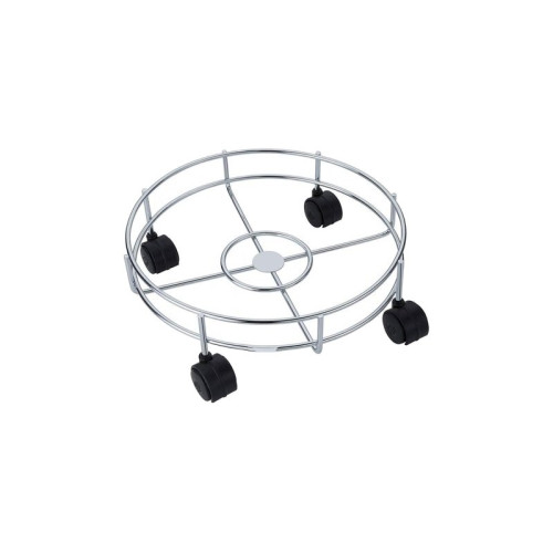 Suport rotund pentru ghiveci cu roti din inox Suport rotund pentru ghiveci cu roti din inox